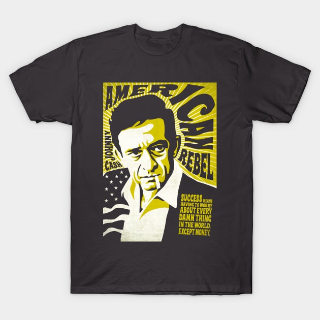 johnny cash vintage T-Shirt by BAJAJU